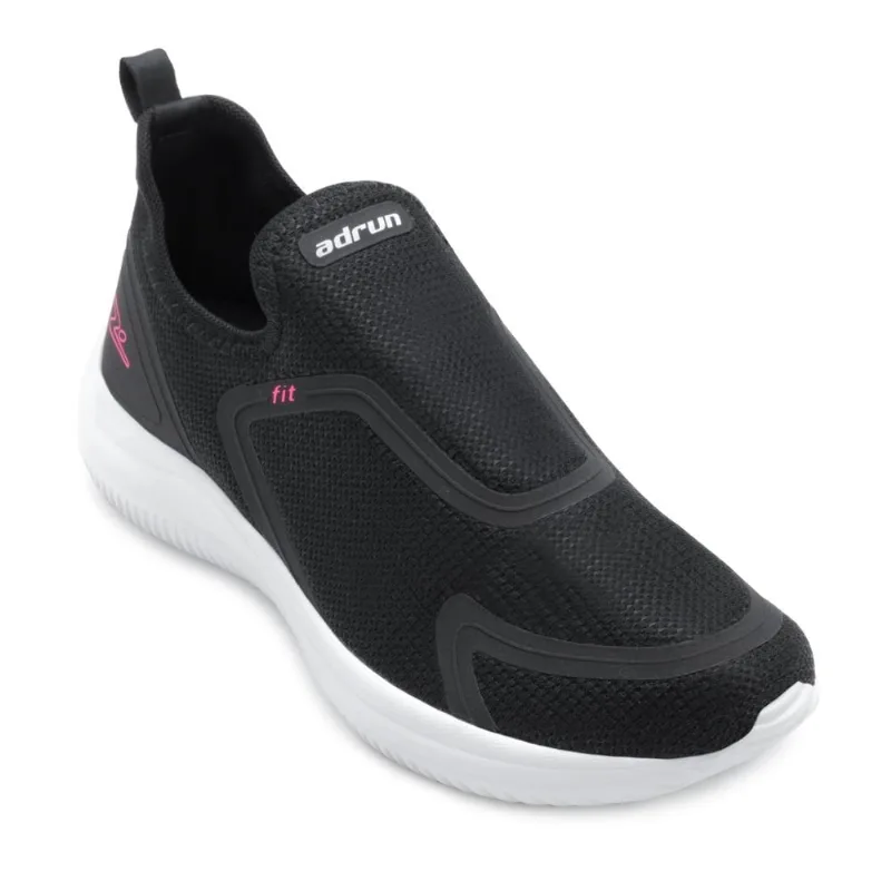 Tênis Slip On Adrun PR Fit AD26-8435F 38 / Preto/Rosa