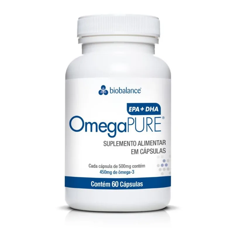 Omega Pure 60 Cápsulas - ORIGINAL COM NOTA BioBalance Nutraceuticals