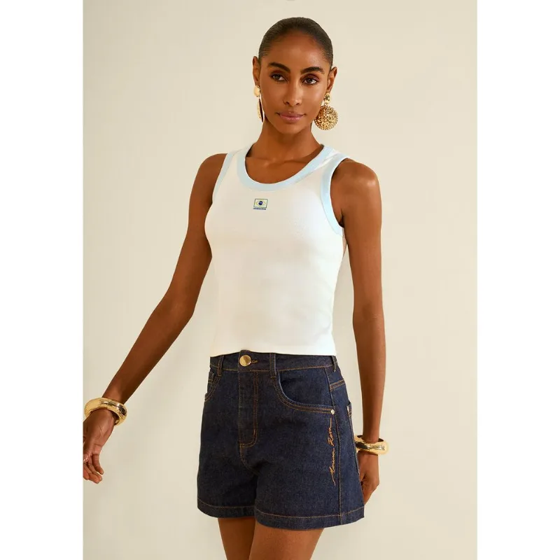 Regata Canelada Copa Off White G