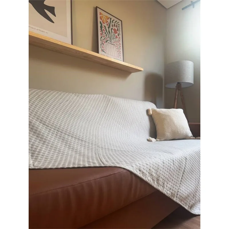 Manta Para Sofa 220cmx250cm Favo Bege Anatex