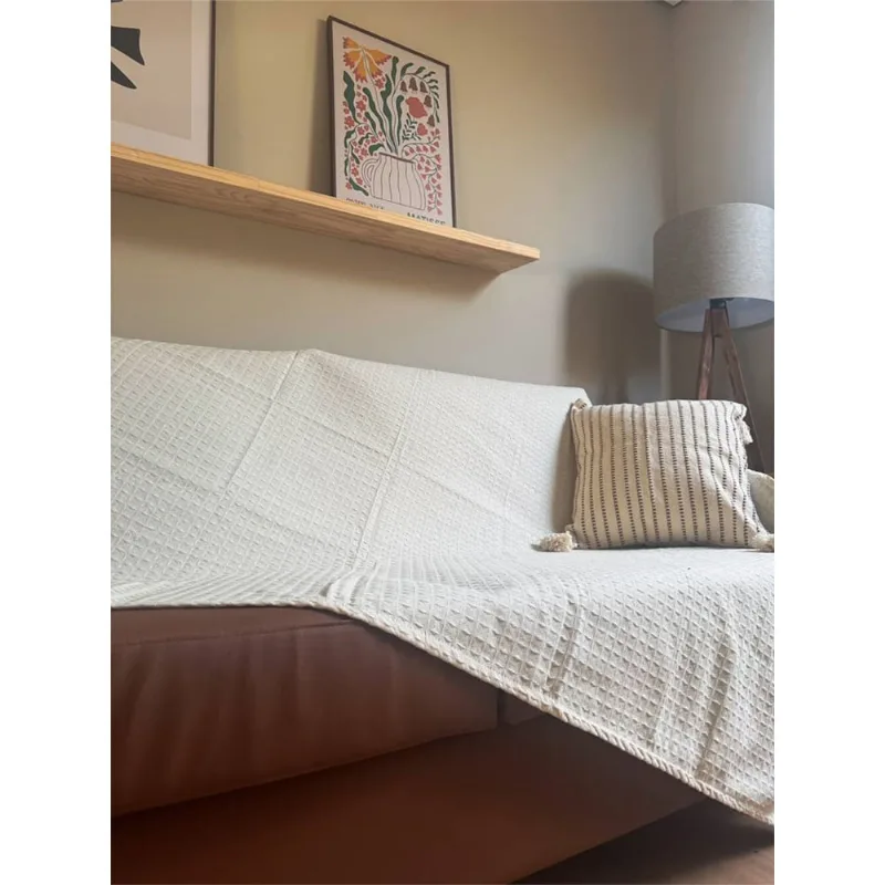 Manta Para Sofa 220cmx250cm Favo Cru Anatex