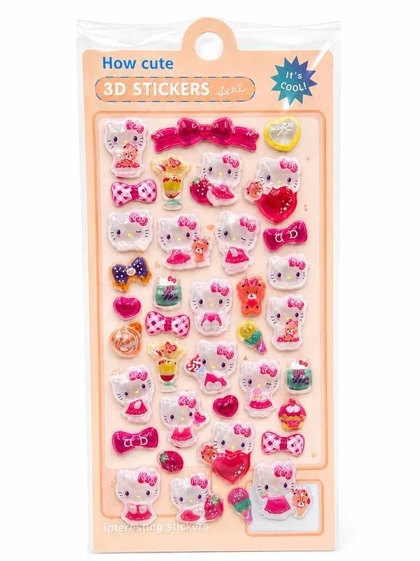 Adesivo 3d Hello Kitty - LC - Presentes