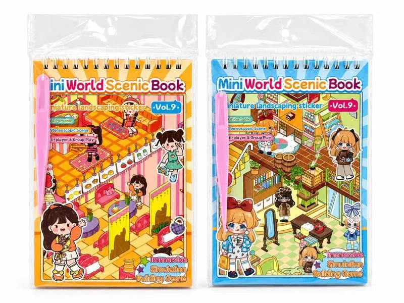 Adesivo Cenário 3d Meninas World 14x20cm Com Pinça - LC - Presentes