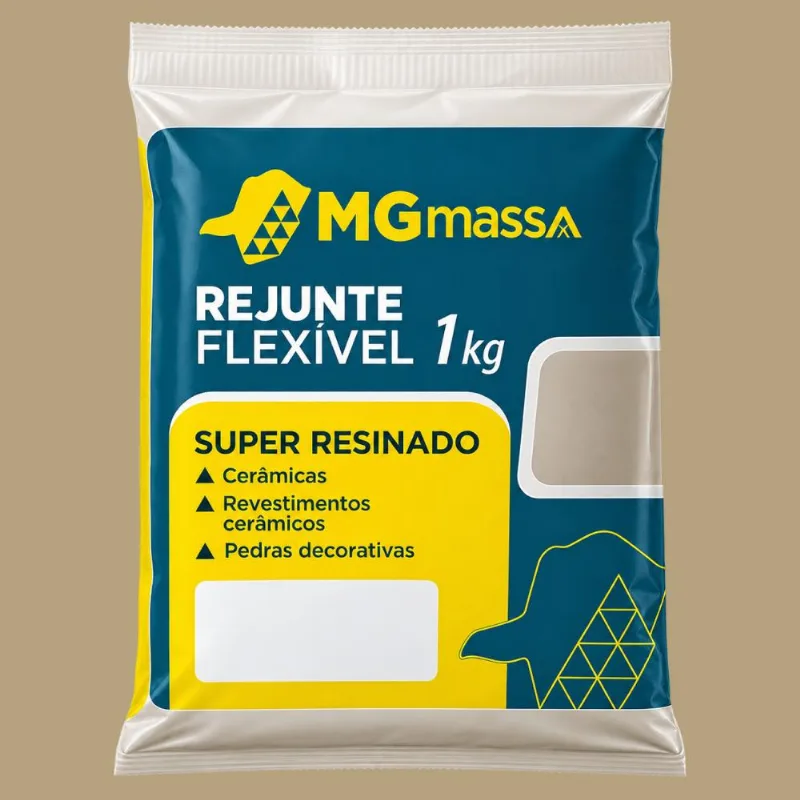 Rejunte Flexível Cerâmica 1kg Mgmassa Rejunte Flexível Cerâmica Caqui 1kg Mgmassa