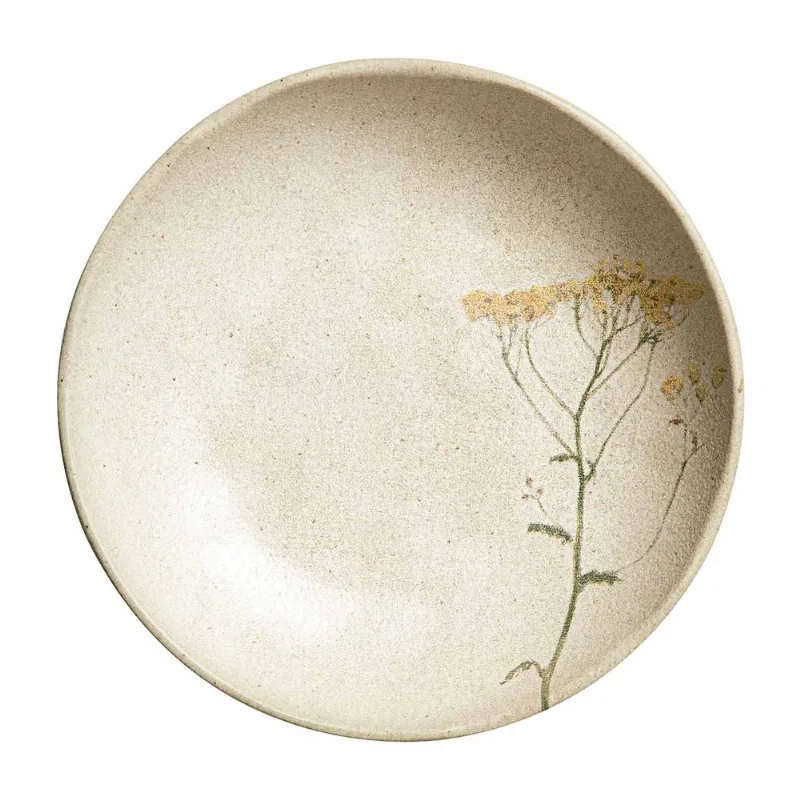 Prato Fundo de Cerâmica Campestre Bio Stoneware 22,5cm Porto Brasil