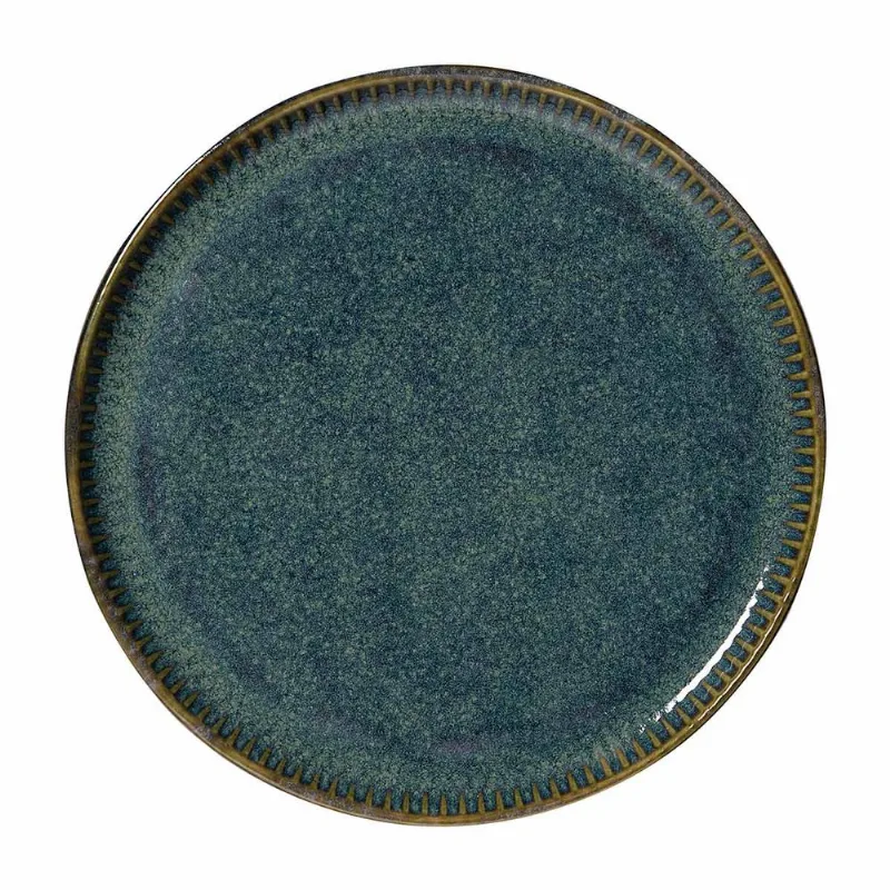 Prato Sobremesa Cerâmica Oceano Azul 21,5cm 1461119001 Porto Brasil