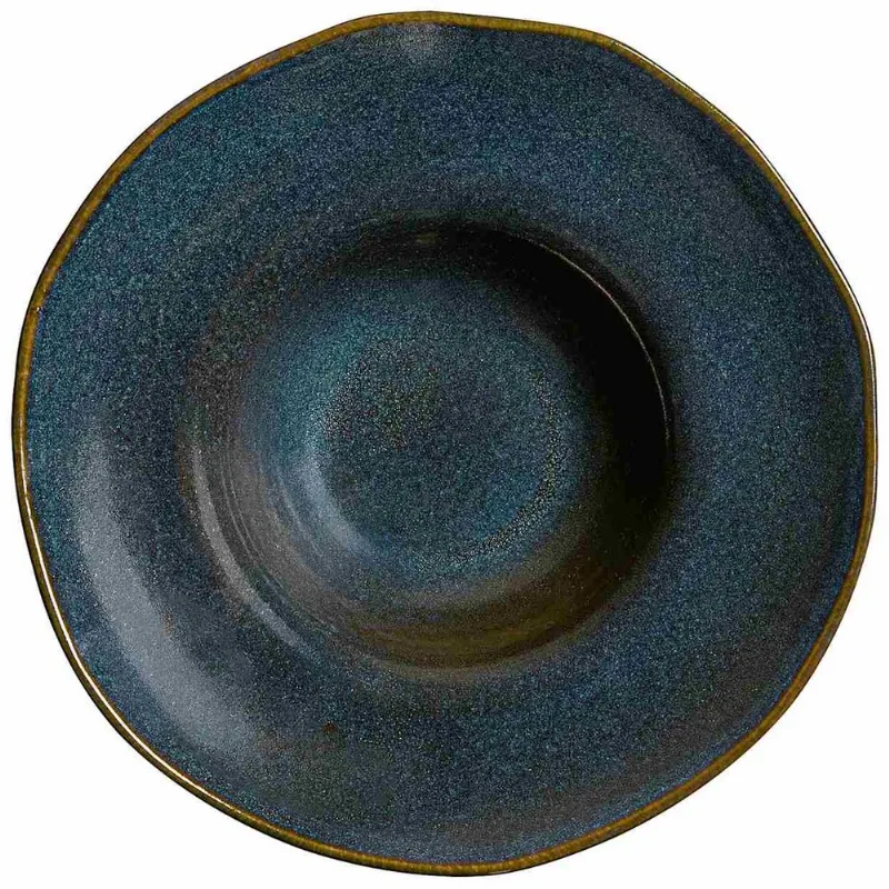 Prato para Massa Cerâmica Oceano 28x6,5cm 9001 Porto Brasil