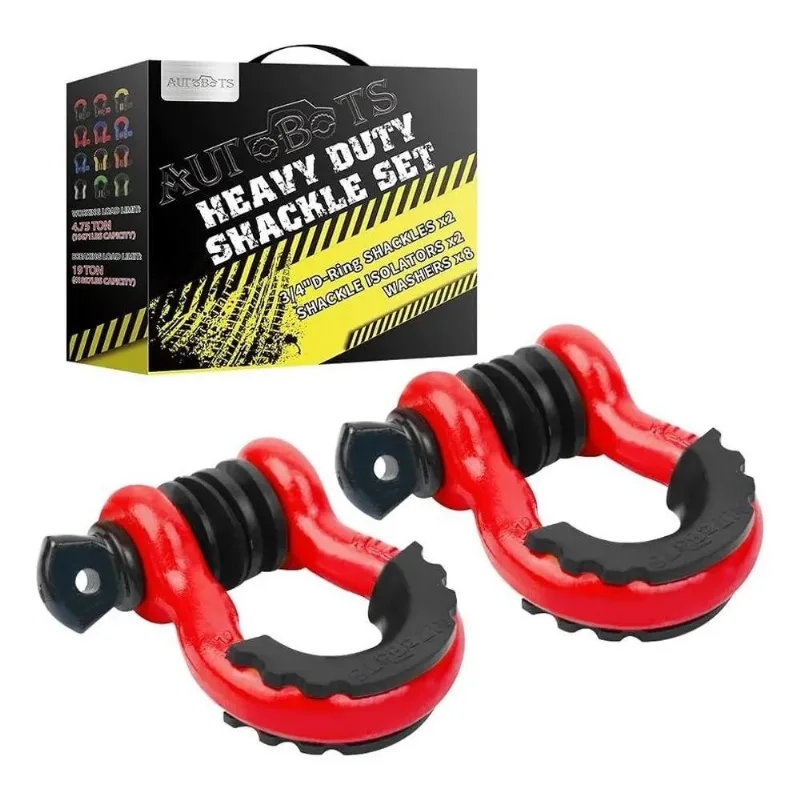 3x Manilha Anilha Curva 3/4 Jeep Utv 4.75 T (par) Uso Off Ro