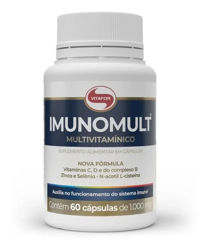 Imunomult Multivitamínico - Vita C Vita D Vitafor 60 Caps Wi