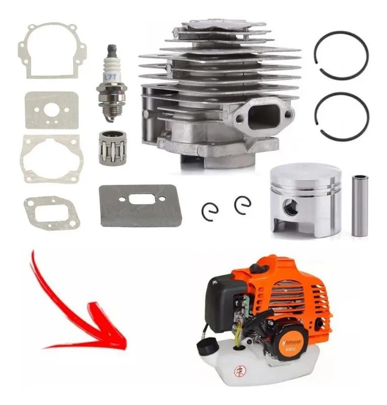 Kit Cilindro Pistão Anel Juntas Para Nakan 62cc 63cc 65cc