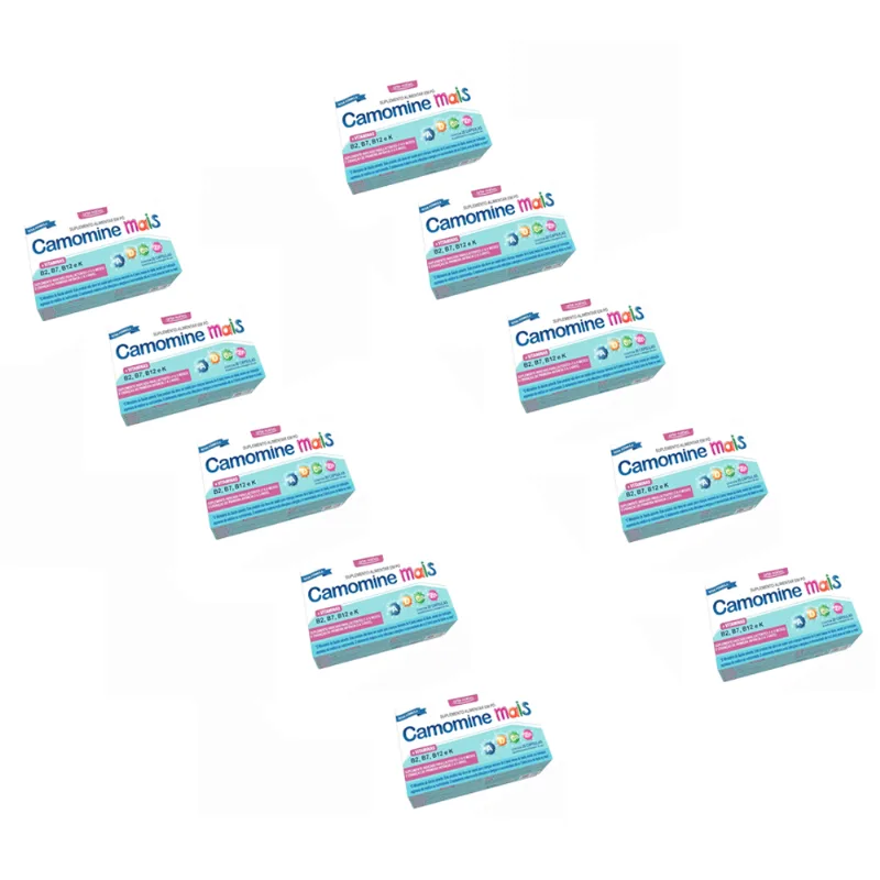 Kit 10 Caixas Camomine Mais Vitaminas 20 Cápsulas Arte Nativa
