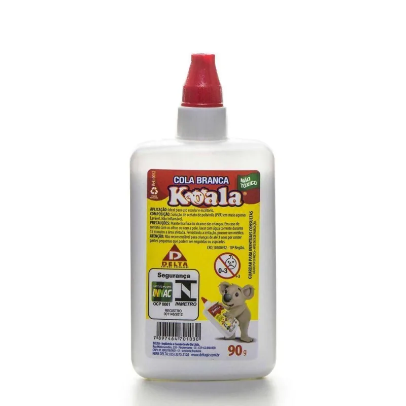 Cola Branca Escolar Koala 90g Delta - OUTRAS - Brinquedos