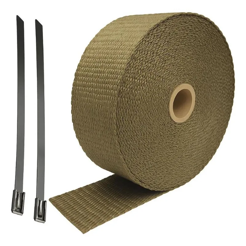 Manta Térmica Termotape Escapamento Titanium 5 Metro E 2 Zip