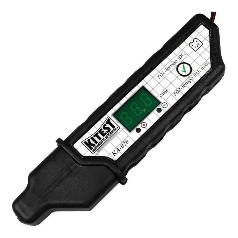 2x Super Caneta Teste Polaridade Sinal Injeção Auto 12v Luz