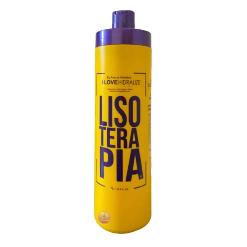 Alisante Hidratação e Brilho 1L Hidralize Lisoterapia Sem Formol Cabelos Sedosos Gloss Escova Progressiva Sem Formol Lisoterapia 1 Litro