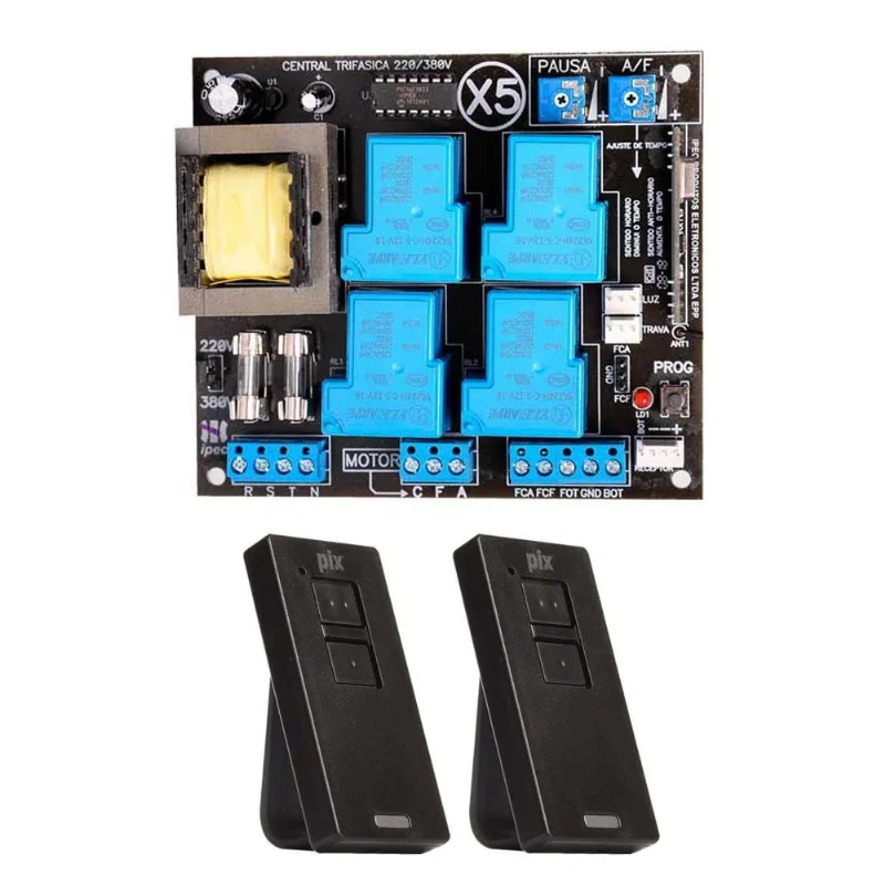 Placa Central Comando X5 Trifásica Industrial Motor 2