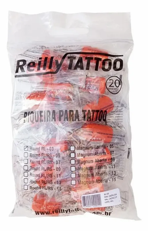 Bico Biqueira Reilly Tattoo 20un Tipo Eletric Ink P Tatua 03