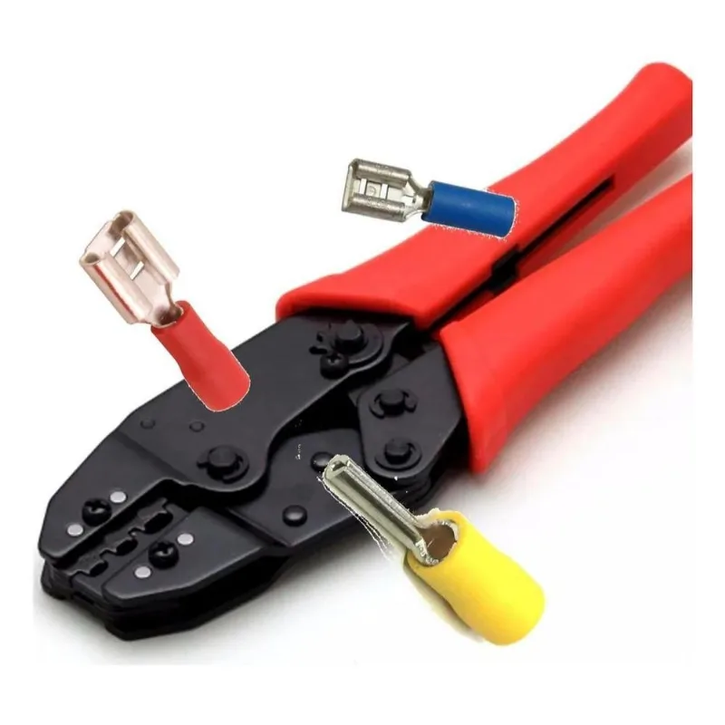 5x Alicate Prensa Terminal Pre Isolado Faston 1,5 A 6mm Hy30