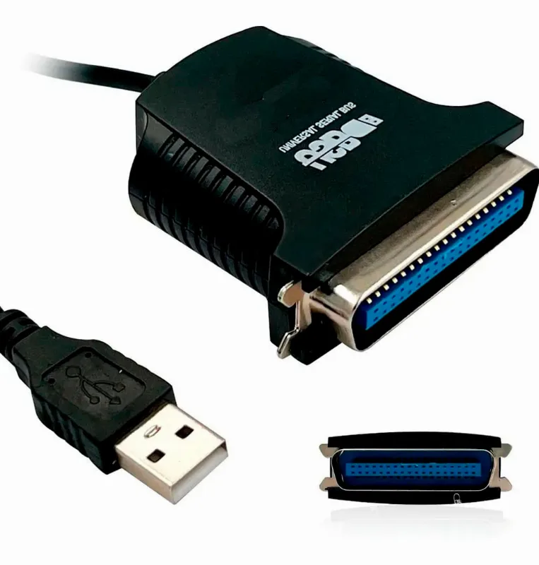 Cabo Paralelo Para Usb Adaptador Impressora 36 Pinos