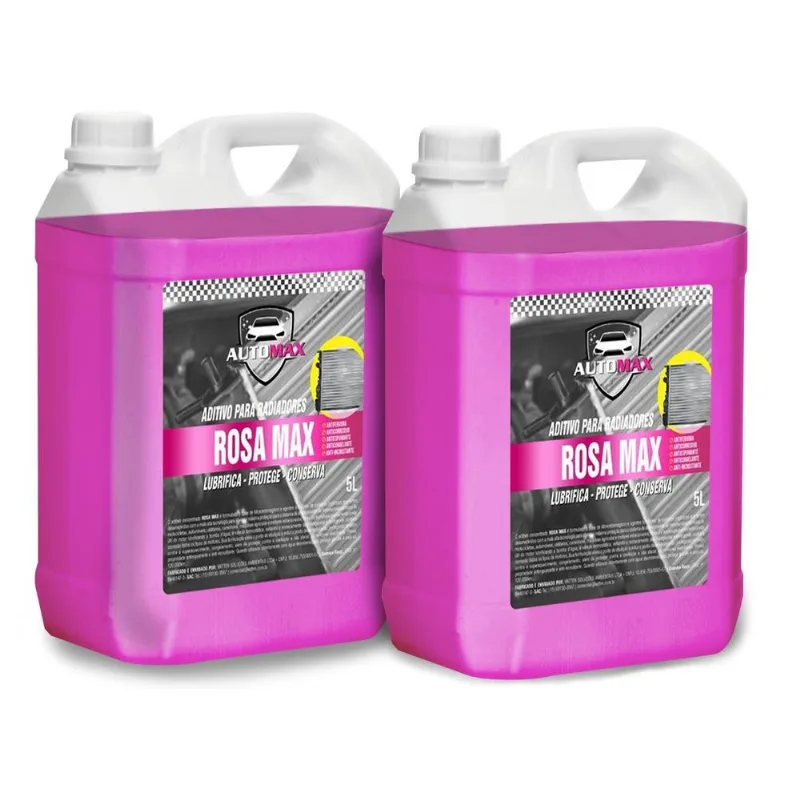 Aditivo Fluído Radiador Rosa Diluído Pronto Uso 10 Litros