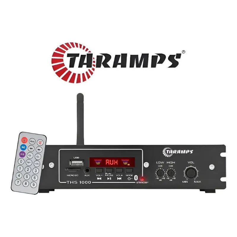Receiver Potencia Amplificador 63w Rms Taramps Ths 1000 Usb