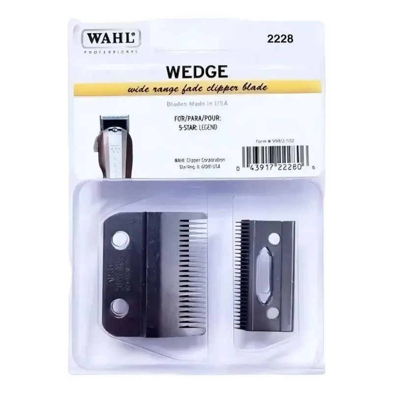3x Faca De Substituição Profissional Em Aço Colorido Wahl 22