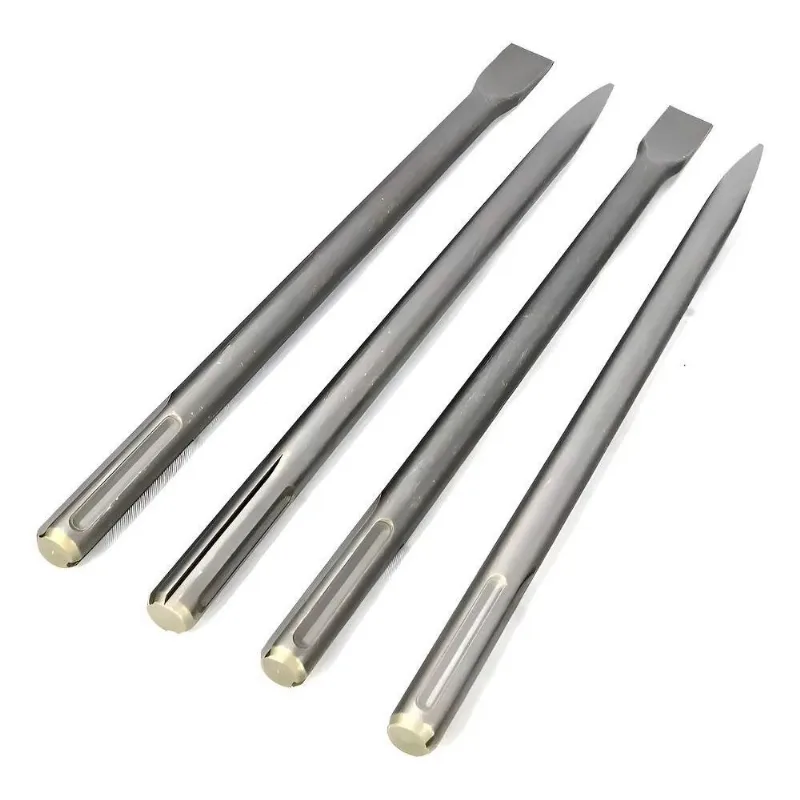 Kit 2 Talhadeiras E 2 Ponteiras Sds Max 400mm Lotus