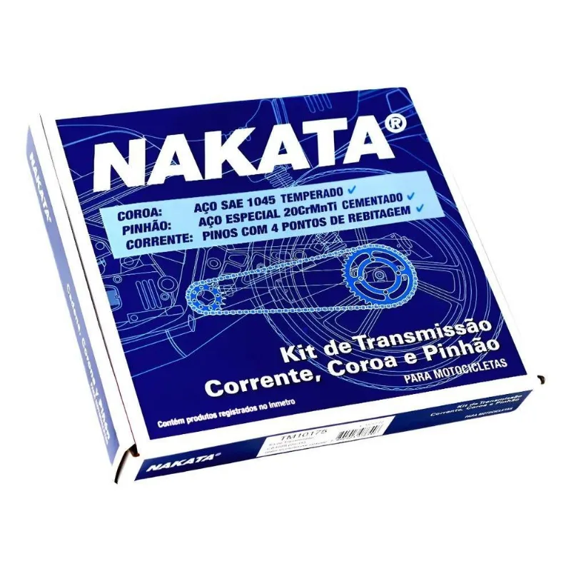 Kit Relação Transmissão Cg 150 Titan Es Ks 2004 Até 2008