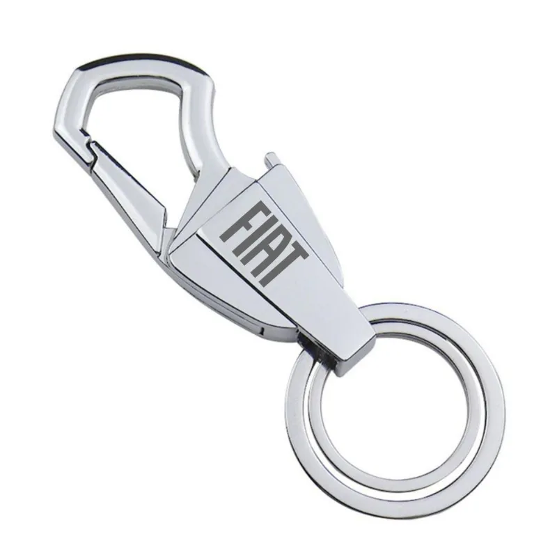 Chaveiro Para Fiat Prata Cromado Uno Siena Toro Doblo - J