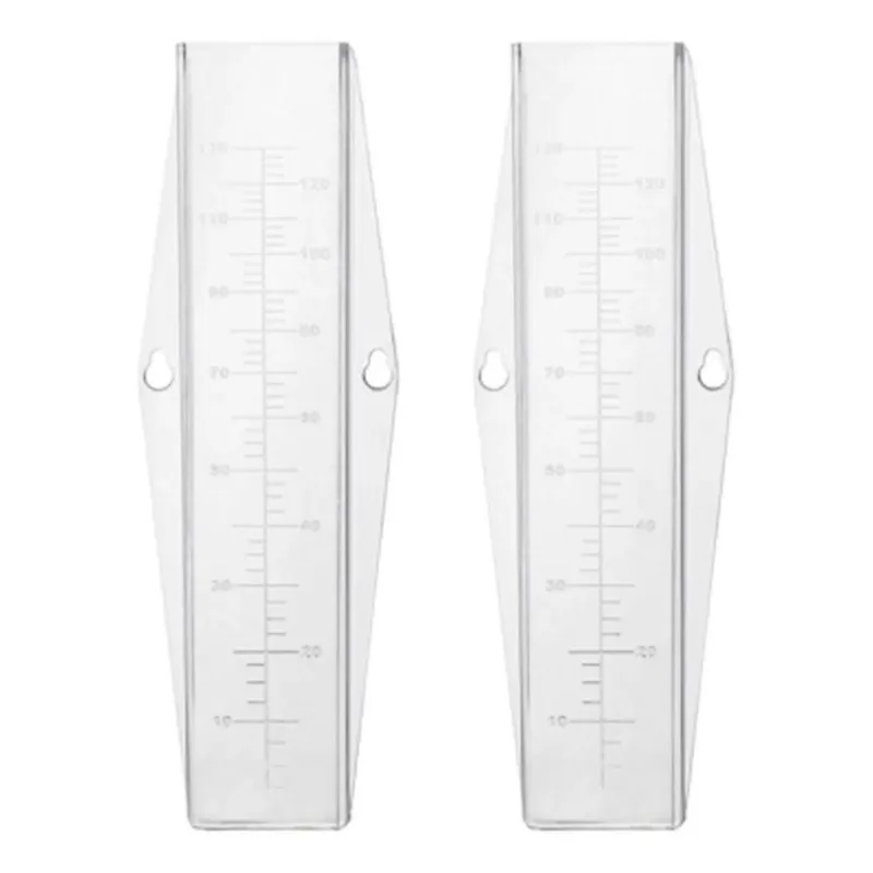2 Un Pluviômetro Multitec - Medidor De Chuva - 130mm - Cunha