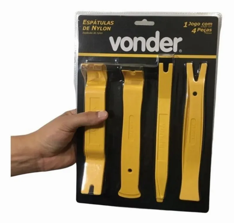 2x Jg Espátulas De Nylon Desmontar Painéis Forro De Porta E