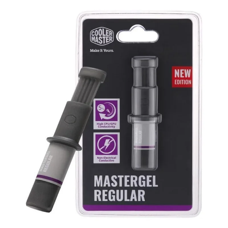 3x Pasta Térmica Cooler Master Mastergel Regular Seringa 1,5