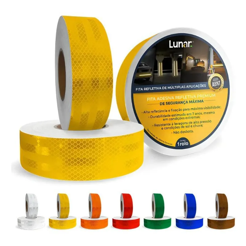 Fita Adesiva Refletiva Luminosa Automotiva Decorativa 20,00m