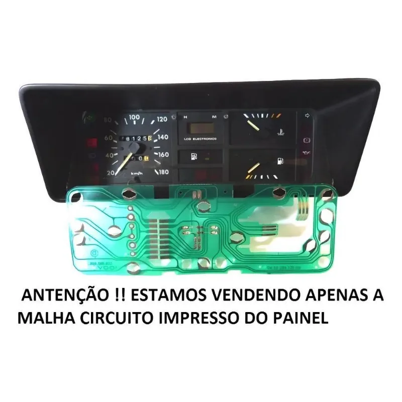 10x Malha Eletrica Circuito Velocimetro Painel Chevy 500 Ch