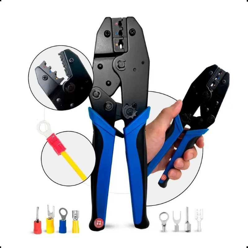 5x Alicate Crimpar Prensa Conector Terminal Pré-isolado Não-