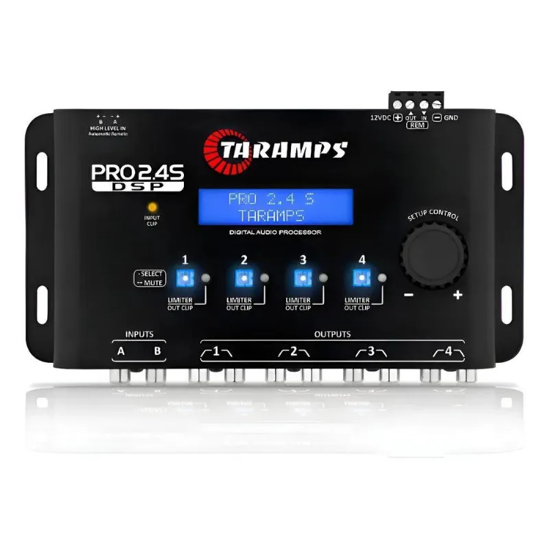 Processador De Áudio Taramps Pro 2.4s Digital 4 Vias Saída R