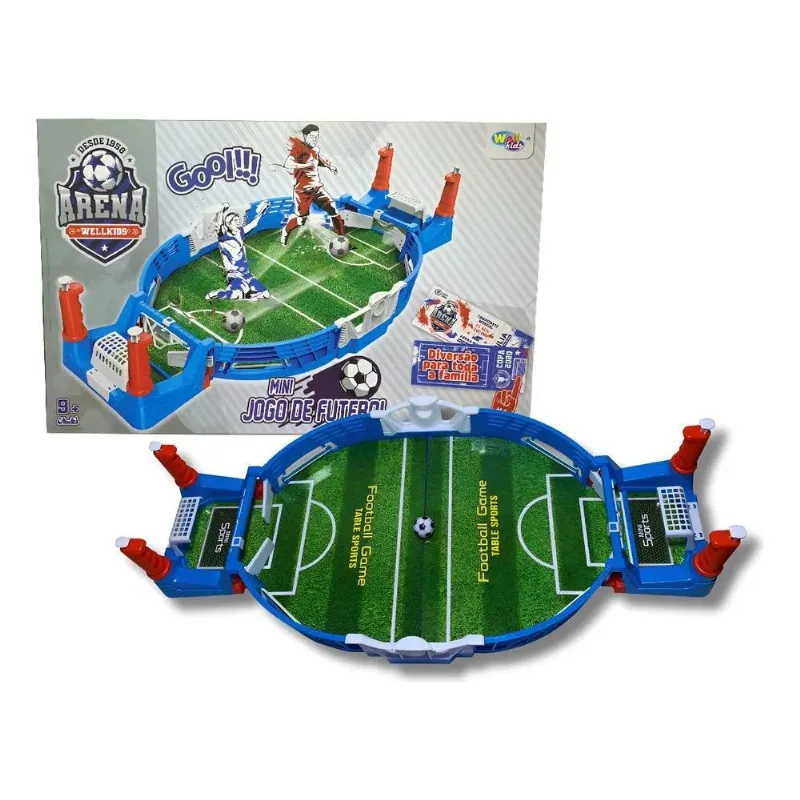 Brinquedo Mini Mesa Jogo Futebol Game Pinbol Divertido 57 Cm