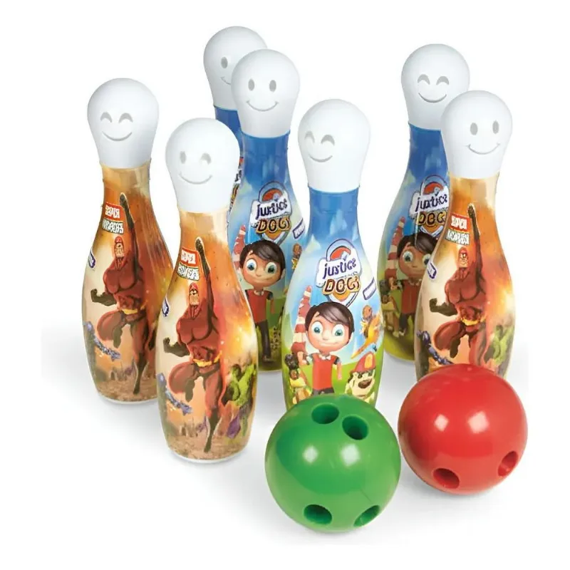Boliche Brinquedo Infantil Super Resistente 6 Pinos Divertid