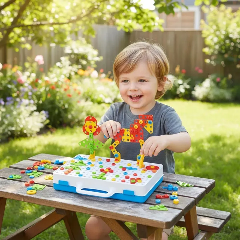 Kit Ferramenta Infantil Com Parafusadeira E Neutro 237 Peças