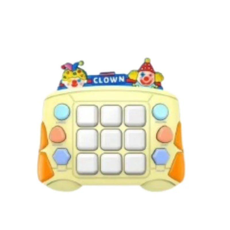 Pop It Speed Push Eletrônico Game Console Crianças Brinquedos Adulto Fidget Alívio Do Estresse Interativos Amarelo