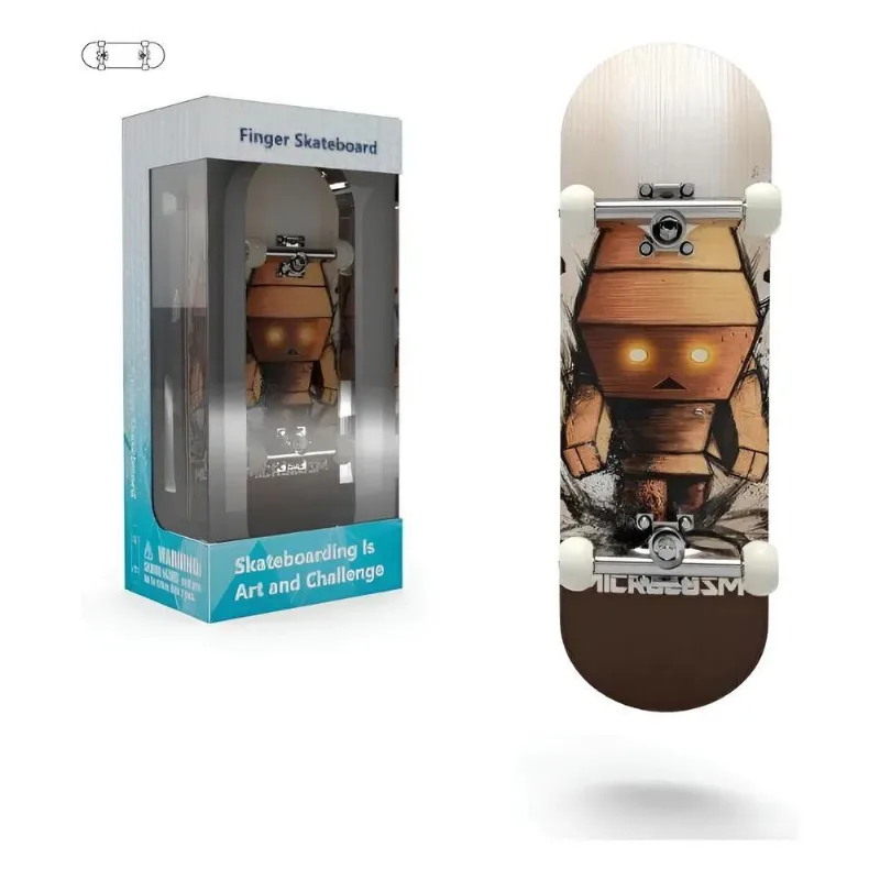 Skate De Dedo Fingerboard Profissional Com Rolamento Robot