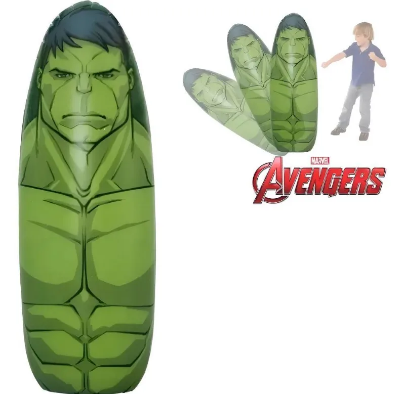 João Teimoso João Bobo Inflável 87cm Hulk Ou Homem De Ferro