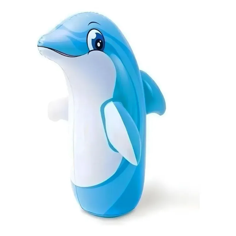 Boneco Inflável João Bobo Teimoso Golfinho - Intex 44669np C