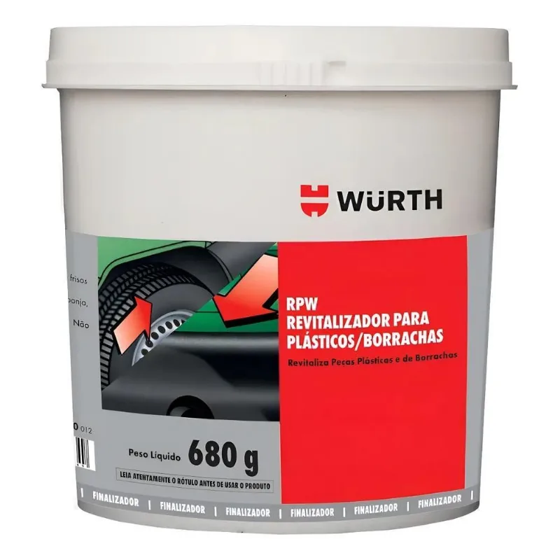 Renovador De Plástico E Borracha Rpw Wurth 680g Revitalizad