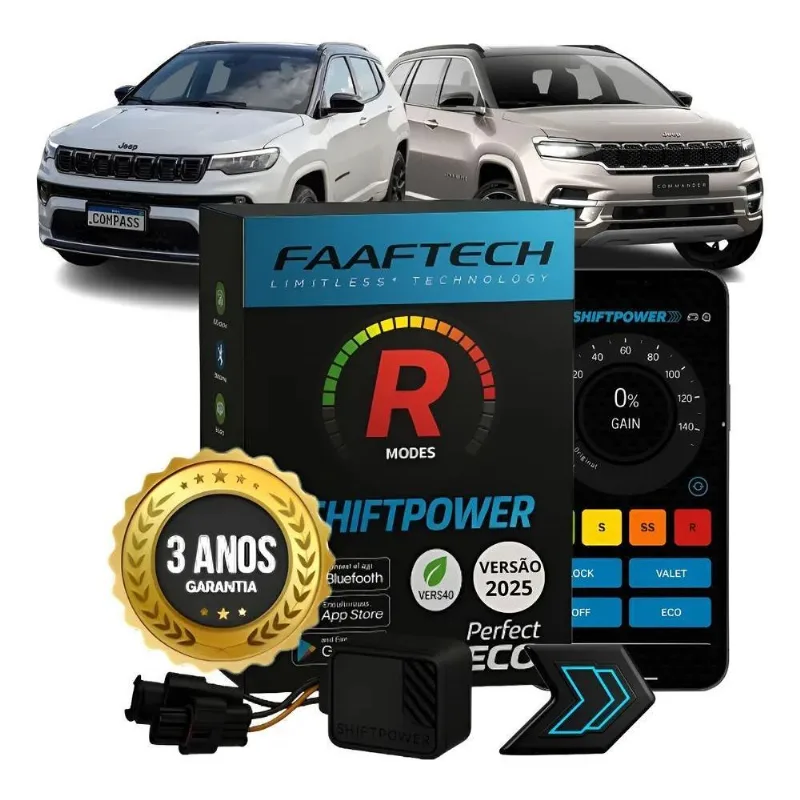 Pedal Shiftpower App Jeep Commander Compass Toro S10 Pulse