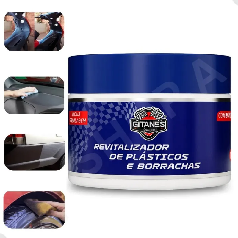 Revitalizador Restaurador Plástico Borracha Parachoque Moto