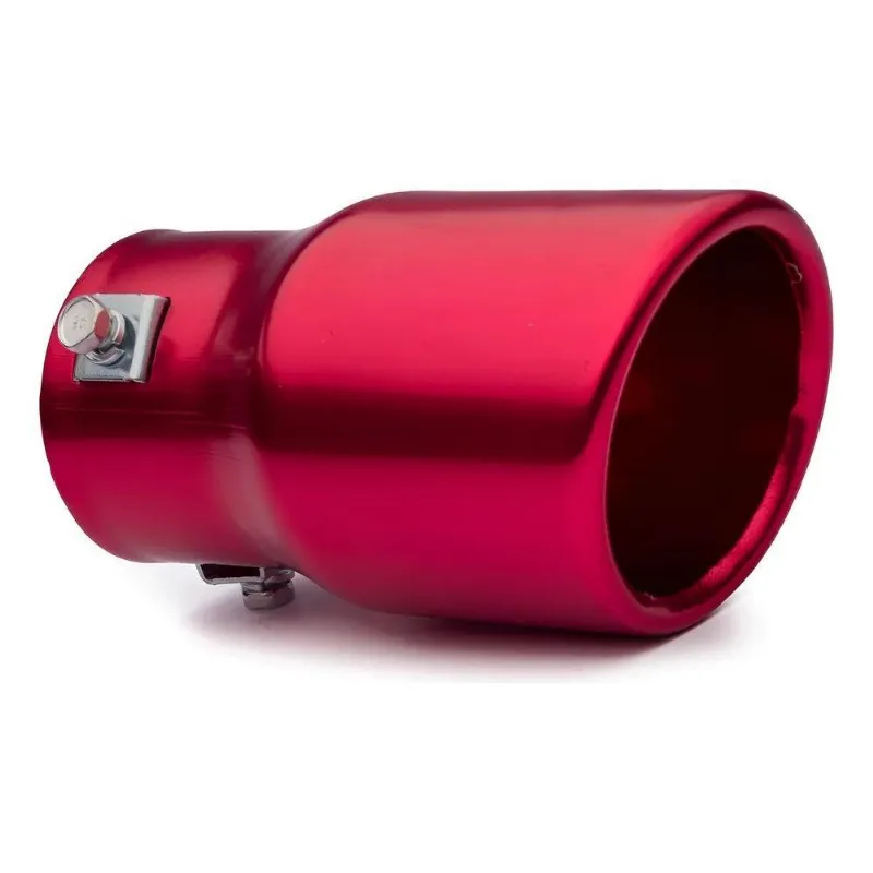 Ponteira De Escapamento Esportivo Universal Core Vermelho