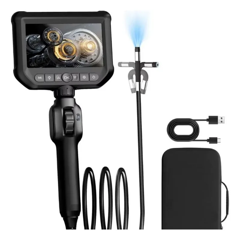 2x Boroscópio Endoscópio 1m 360 Camera Full Hd Automotivo