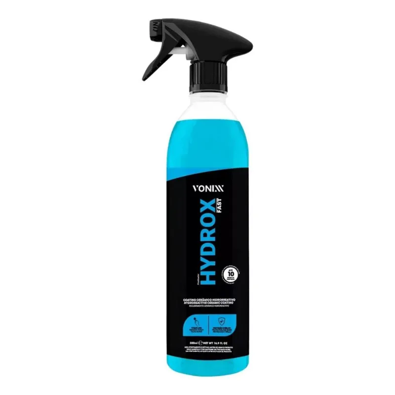 10x Hydrox Fast 500ml Vonixx Coating Ceramico Hidroreativo