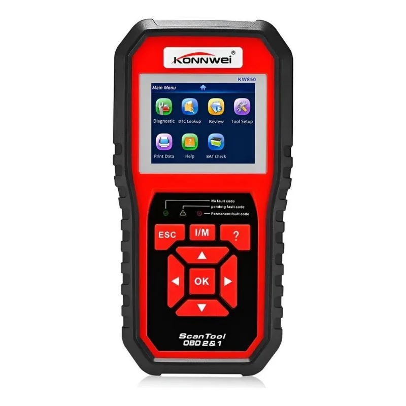 Scanner Automotivo Konnwei Kw850 Obd2 Profissional Portugues